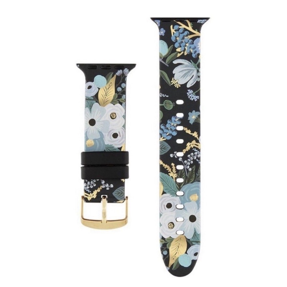 Case-Mate Rifle Paper Co Apple Watchband 38- 42mm - Garden Party Blue - Picture 2 of 5